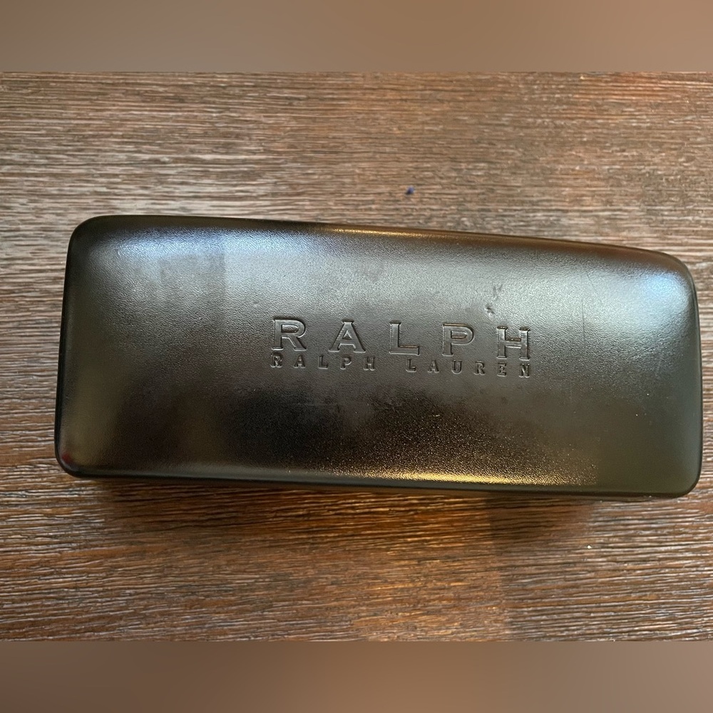 Ralph Lauren Glossy Black Eyewear Case